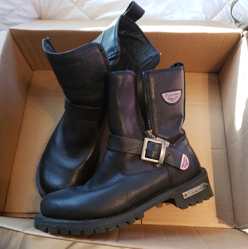 Milwaukee Genuine Leather Riding Boots